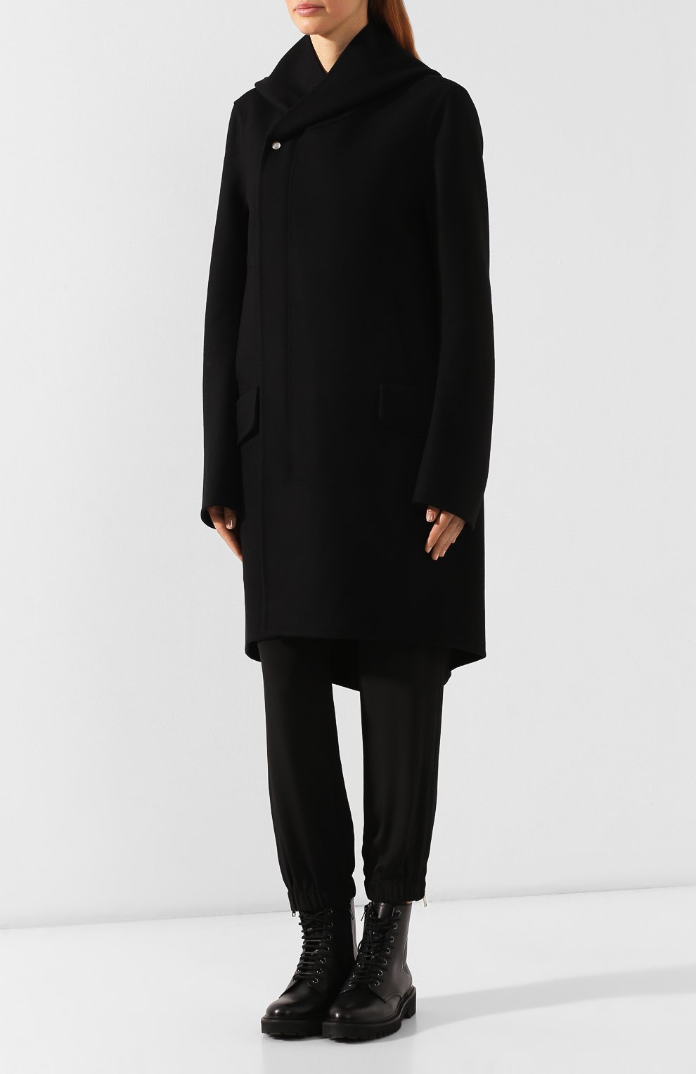 Шерстяное пальто RICK OWENS, арт. RP19F5904/DDW, фото 3