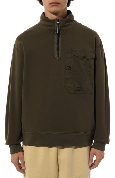 Хлопковый свитшот C.P. COMPANY, арт. 16CMSS249A110039M, фото 3