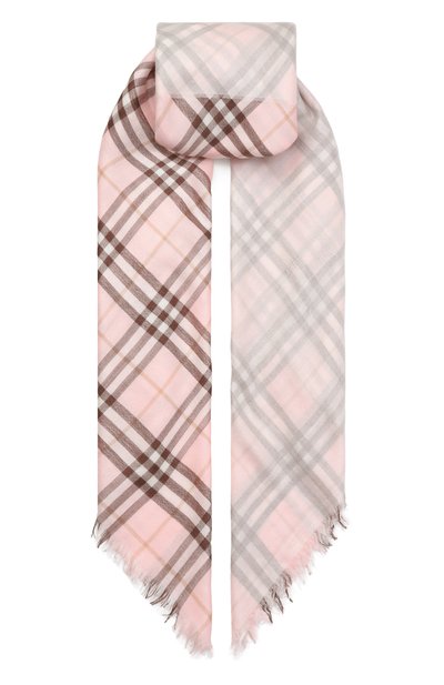 Женская шаль из шерсти и шелка BURBERRY, арт. 8117997