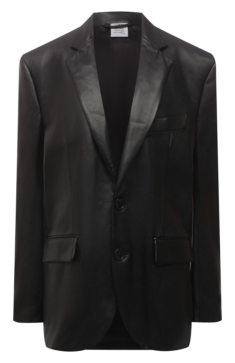 Кожаный жакет VETEMENTS, арт. UE52JA550BL 2434/W, фото 1