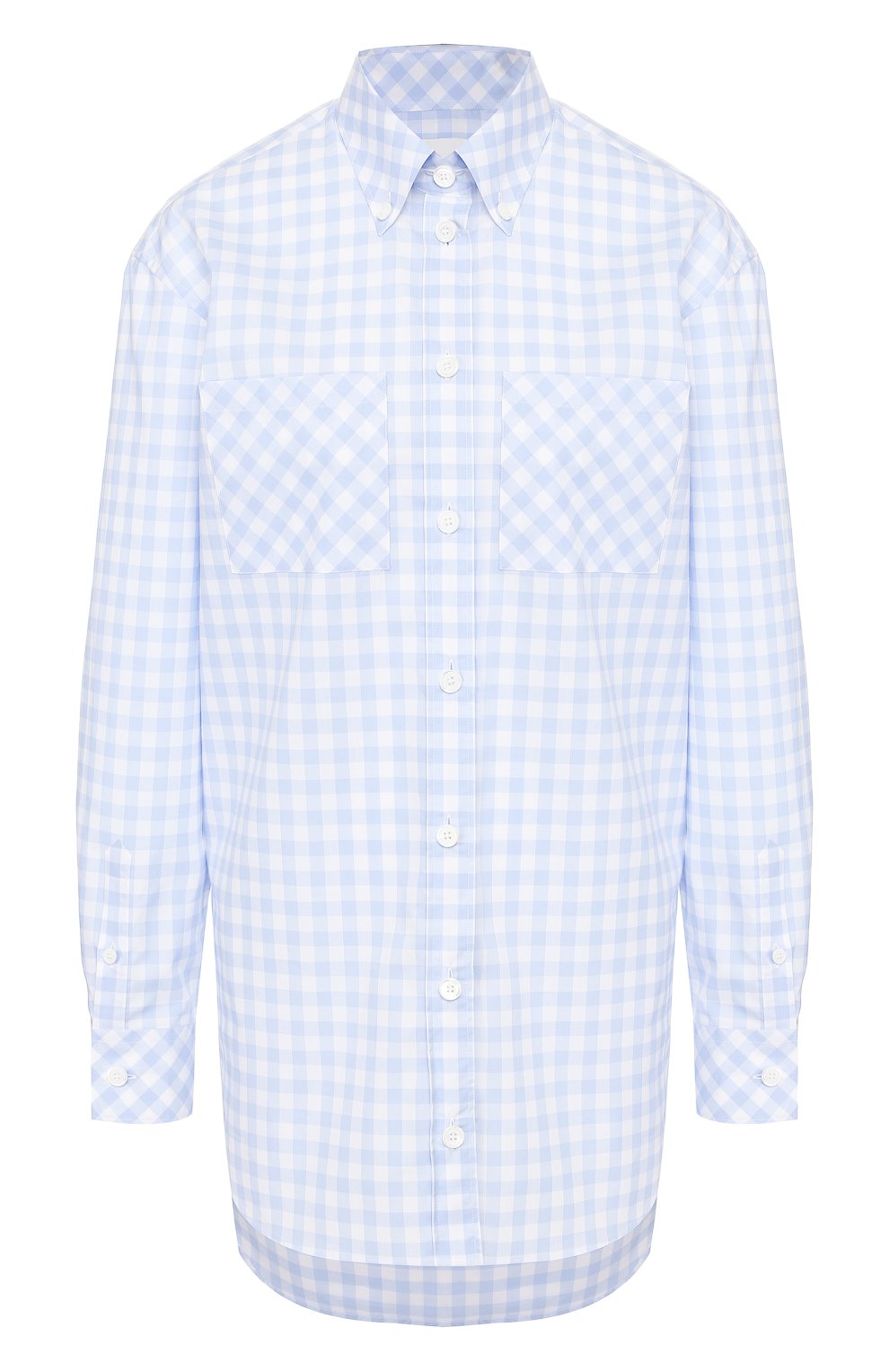 Хлопковая  рубашка BURBERRY, арт. 4564553, фото 1