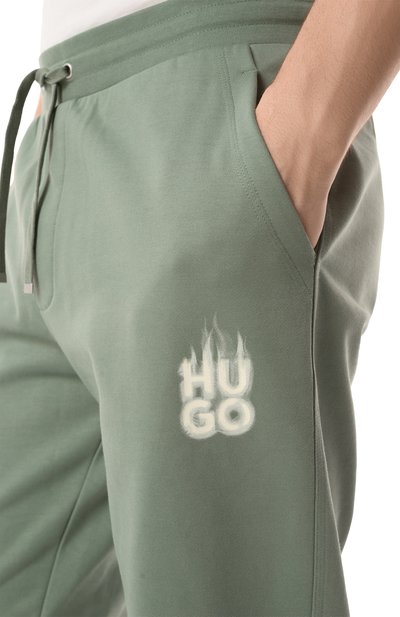 Хлопковые джоггеры HUGO, арт. 50530435, фото 5