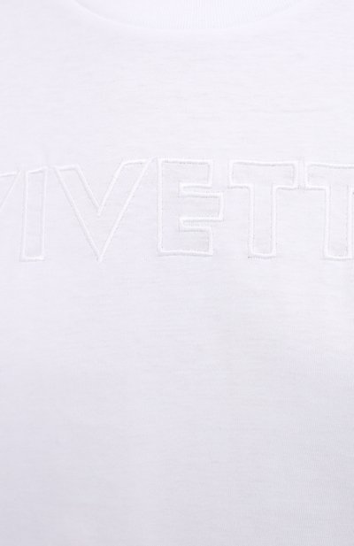 Хлопковая футболка VIVETTA, арт. 20I V2M0/F071/6944, фото 5