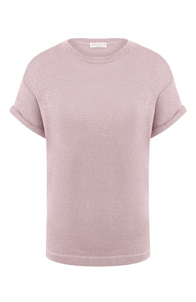 Женский топ из смеси хлопка и вискозы BRUNELLO CUCINELLI, арт. M74767610