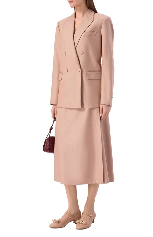 Лакированные туфли Vara Bow 30 Ferragamo 01L345/790 Бежевый  01L345/790 Фото 3