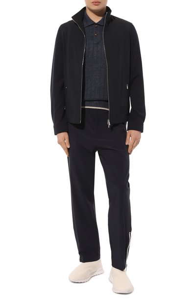 Текстильные кроссовки KITON, арт. USSA089N01046, фото 2