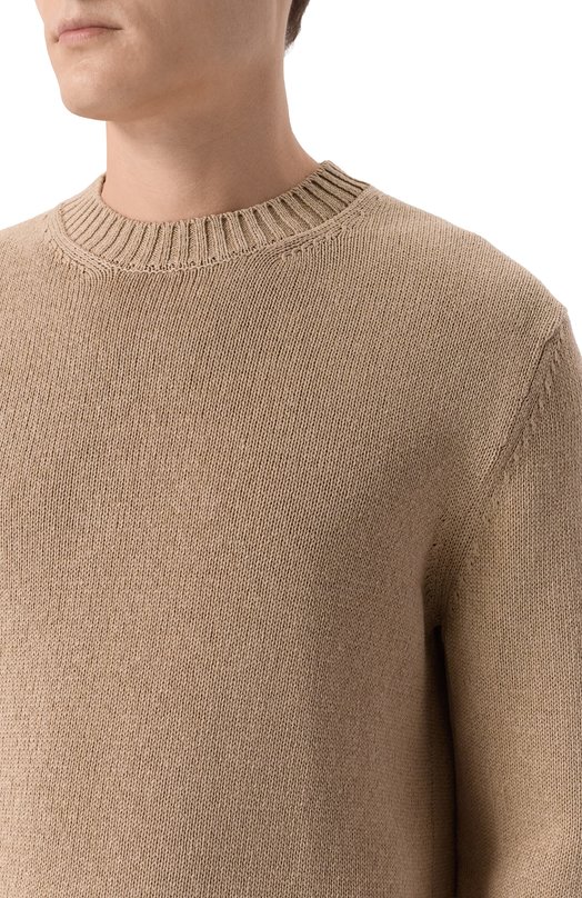 Свитер из шелка и льна MVST 25E/X1P/0/A010/7660 Бежевый  25E/X1P/0/A010/7660 Фото 5