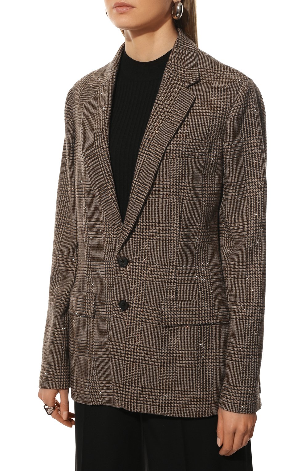 Шерстяной жакет с отделкой стразами RALPH LAUREN, арт. 290858197, фото 3