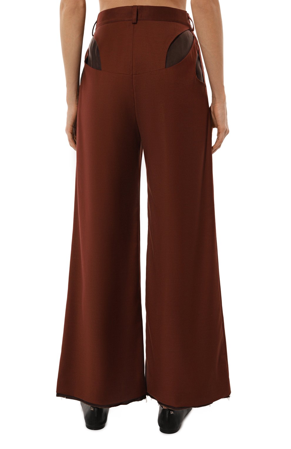 Брюки RED SEPTEMBER бордового цвета по цене 29000 руб., арт. 924.02.PNT09.51, фото 4 Брюки RED SEPTEMBER, арт. 924.02.PNT09.51, фото 4