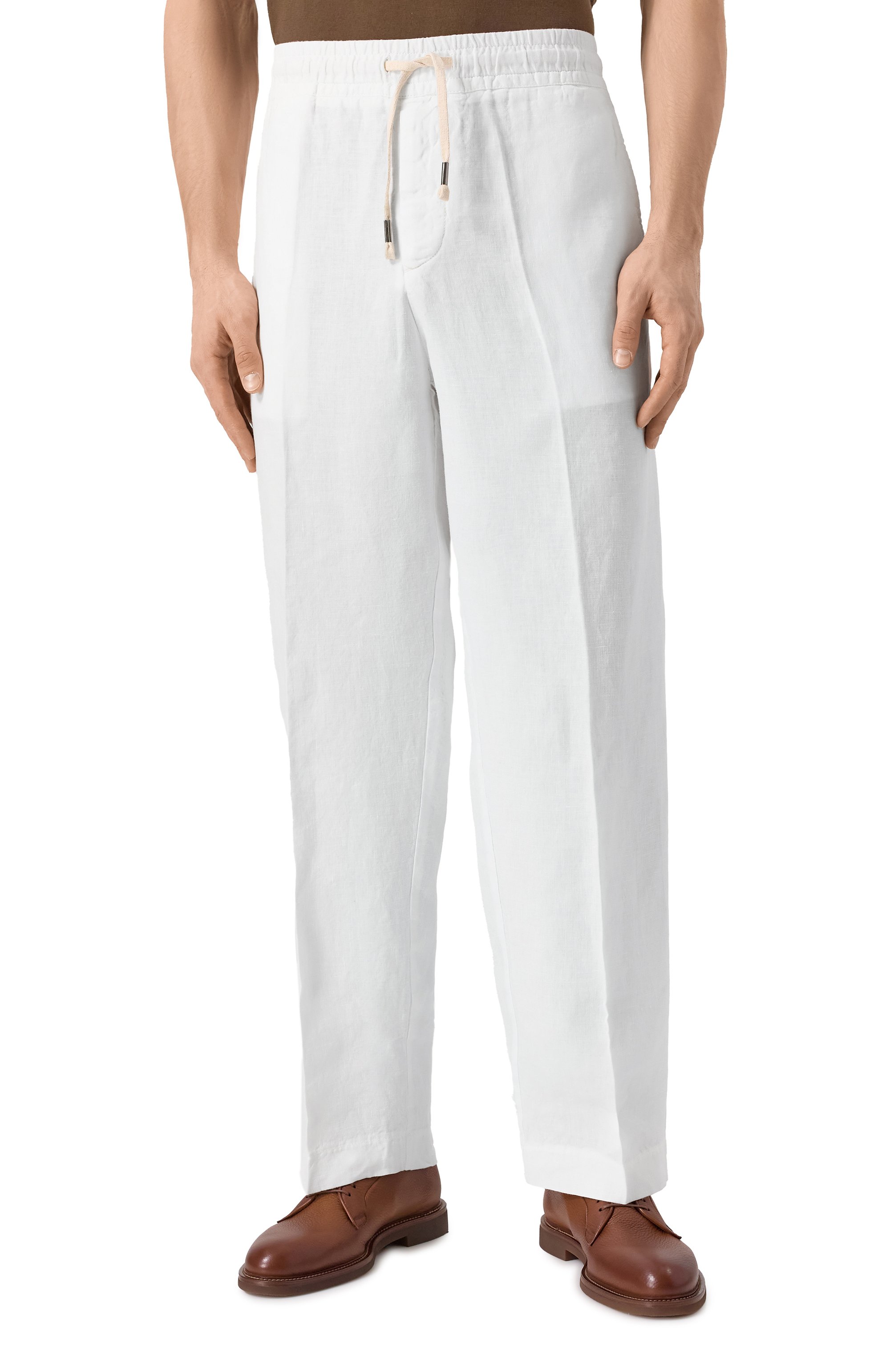 Льняные брюки INLINUM, арт. PAJAMA/TR0PEA, фото 3