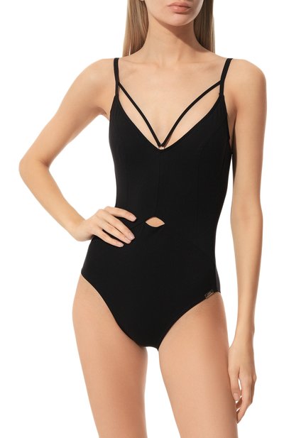 Слитный купальник MARYAN MEHLHORN черного цвета по цене 33900 руб., арт. 4460402, фото 2 Слитный купальник MARYAN MEHLHORN, арт. 4460402, фото 2