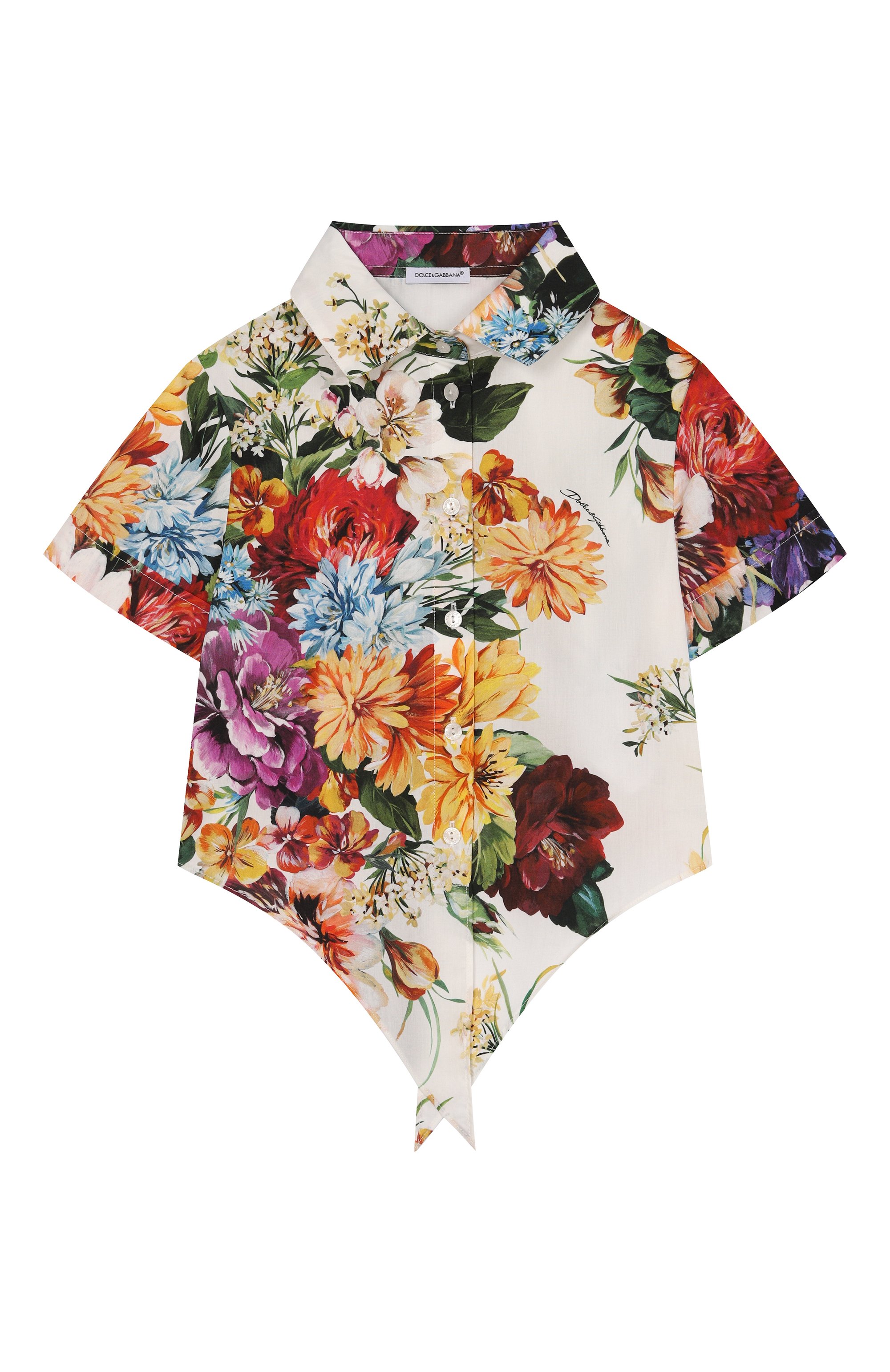 Хлопковая рубашка DOLCE & GABBANA, арт. L54S05/HS5TV/8-12+, фото 1