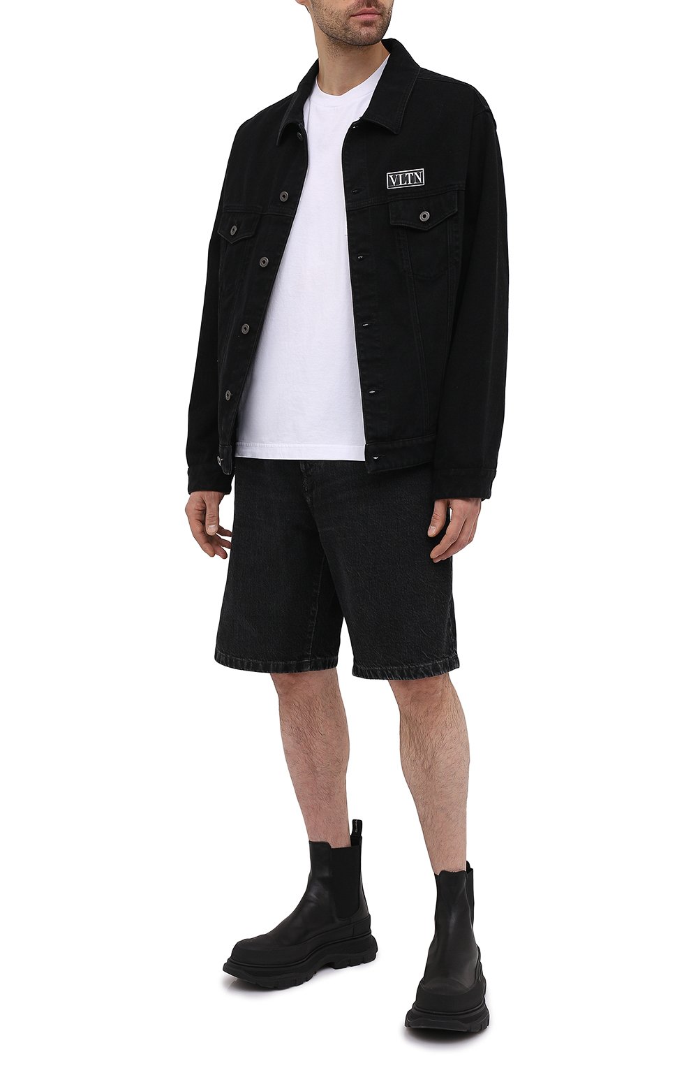 Джинсовые шорты ACNE STUDIOS, арт. BE0063, фото 2