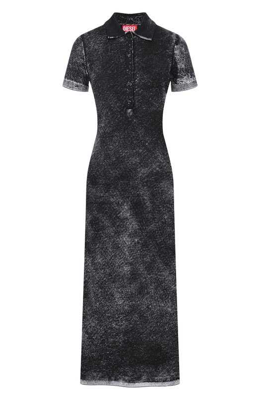 Хлопковое платье Diesel A21835/0BKCB Серый A21835/0BKCB