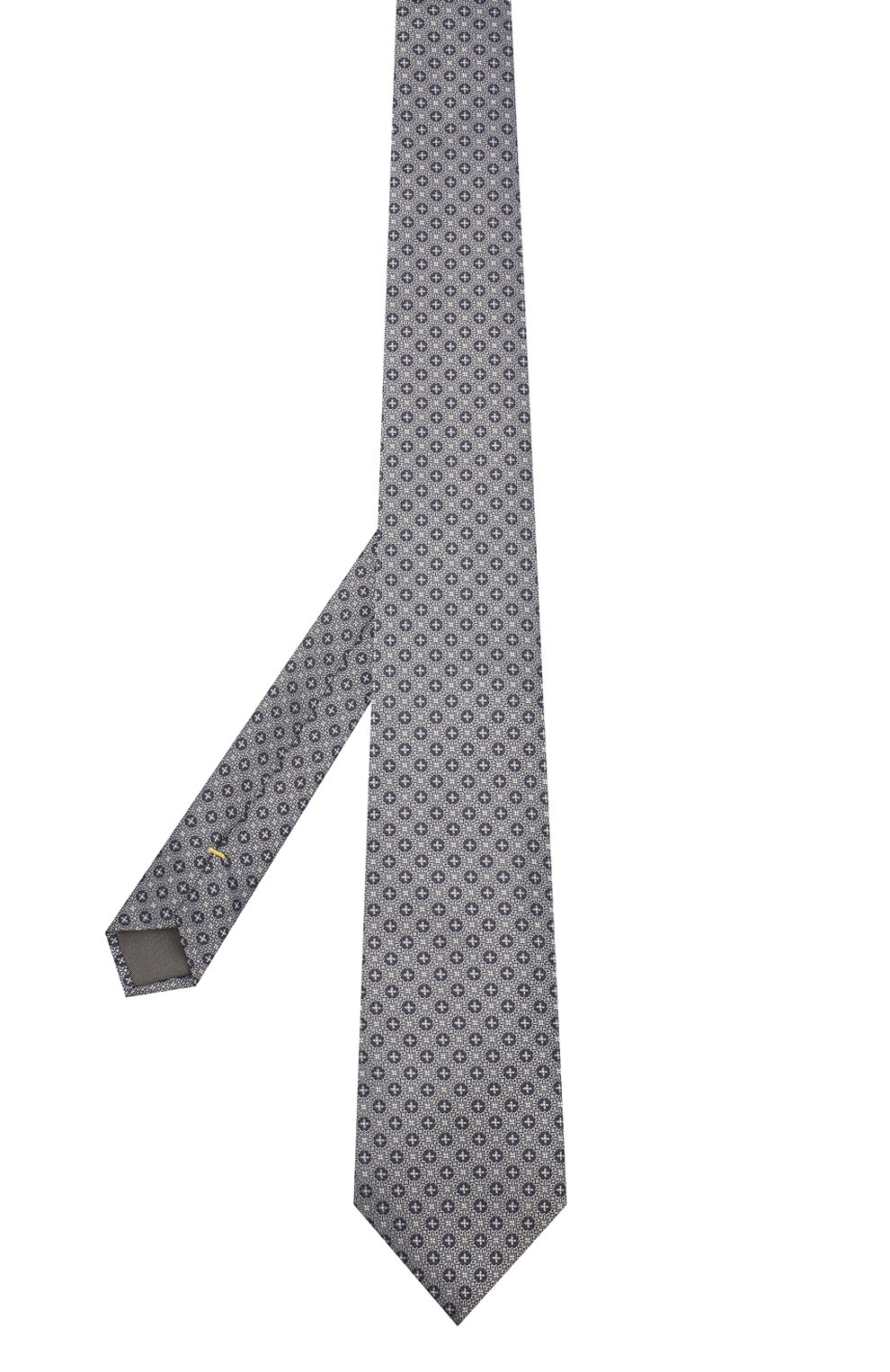 Шелковый галстук CANALI серого цвета по цене 10550 руб., арт. 70/HJ02853, фото 2 Шелковый галстук CANALI, арт. 70/HJ02853, фото 2