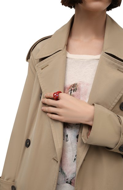 Кольцо LILI ARCHIVE красного цвета по цене 7700 руб., арт. RM28C66S97, фото 2 Кольцо LILI ARCHIVE, арт. RM28C66S97, фото 2