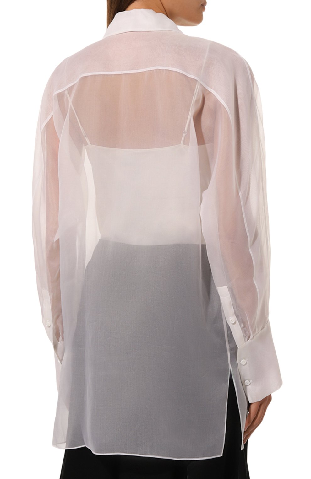 Шелковая блузка LA NEIGE, арт. #CAS-3-LS-ORG-001, фото 4