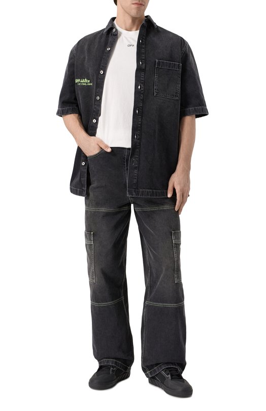Замшевые кеды Vulcanized 779 Off-White 0MIA296C99LEA001 Чёрный  0MIA296C99LEA001 Фото 2