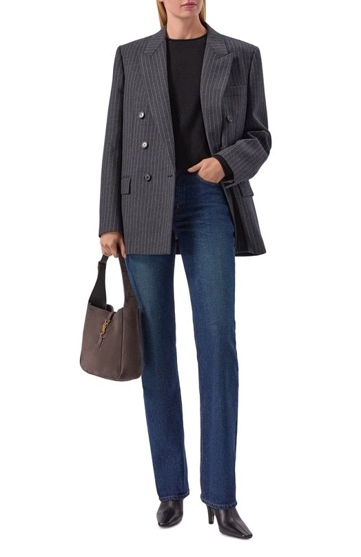 Сумка Le 5 a 7 Saint Laurent 850533/1U80W Серый  850533/1U80W Фото 7