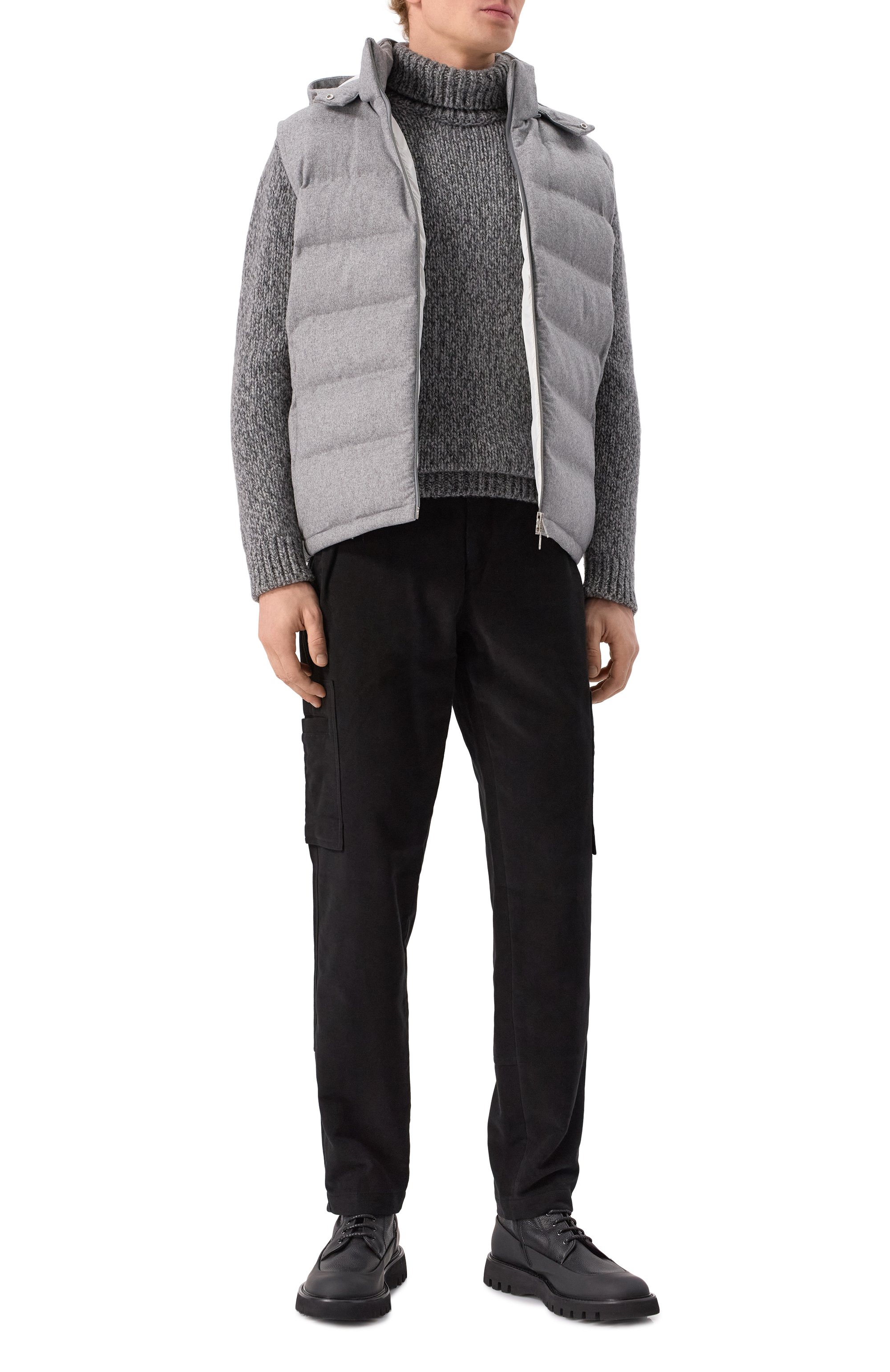 Пуховый жилет BRUNELLO CUCINELLI, арт. MQ4631608, фото 2