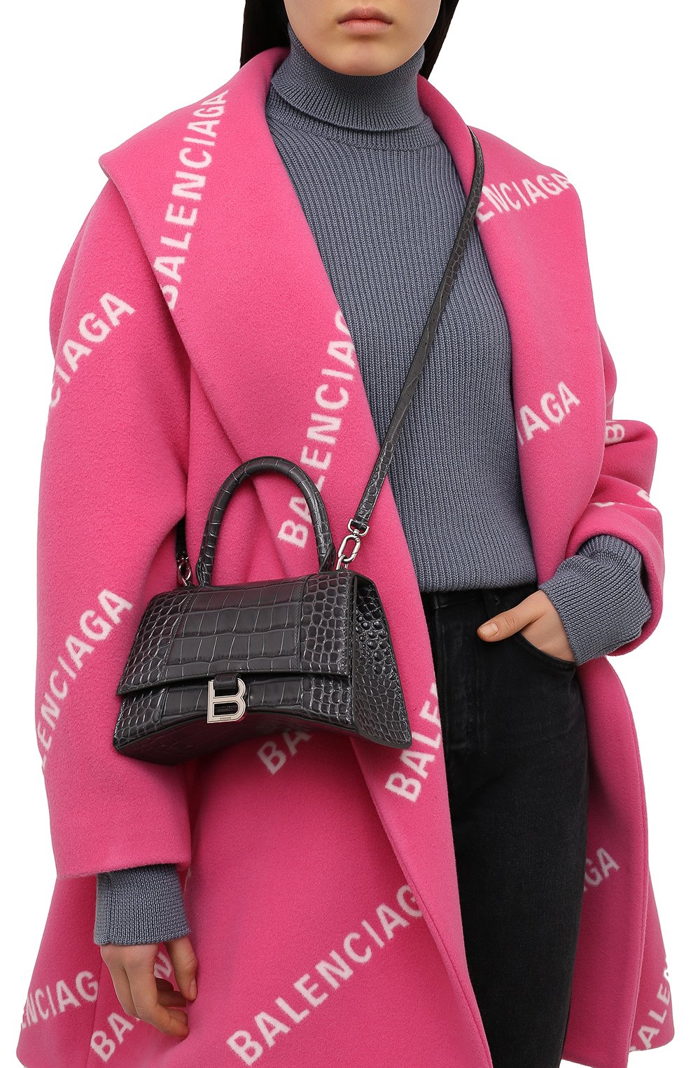 Сумка hourglass small BALENCIAGA, арт. 593546/1LR6Y, фото 5