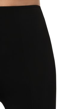 Женские легинсы из вискозы NENSI DOJAKA черного цвета, арт. NDAW23-TRS031 | Фото 5 (Длина (брюки, джинсы): Удлиненные; Женское Кросс-КТ: Леггинсы-одежда; Материал сплава: Проставлено; Материал внешний: Вискоза; Драгоценные камни: Проставлено; Стили: Романтичный)