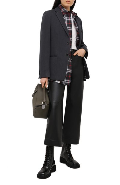 Кожаные брюки PROENZA SCHOULER WHITE LABEL, арт. WL2116070-LR184, фото 2