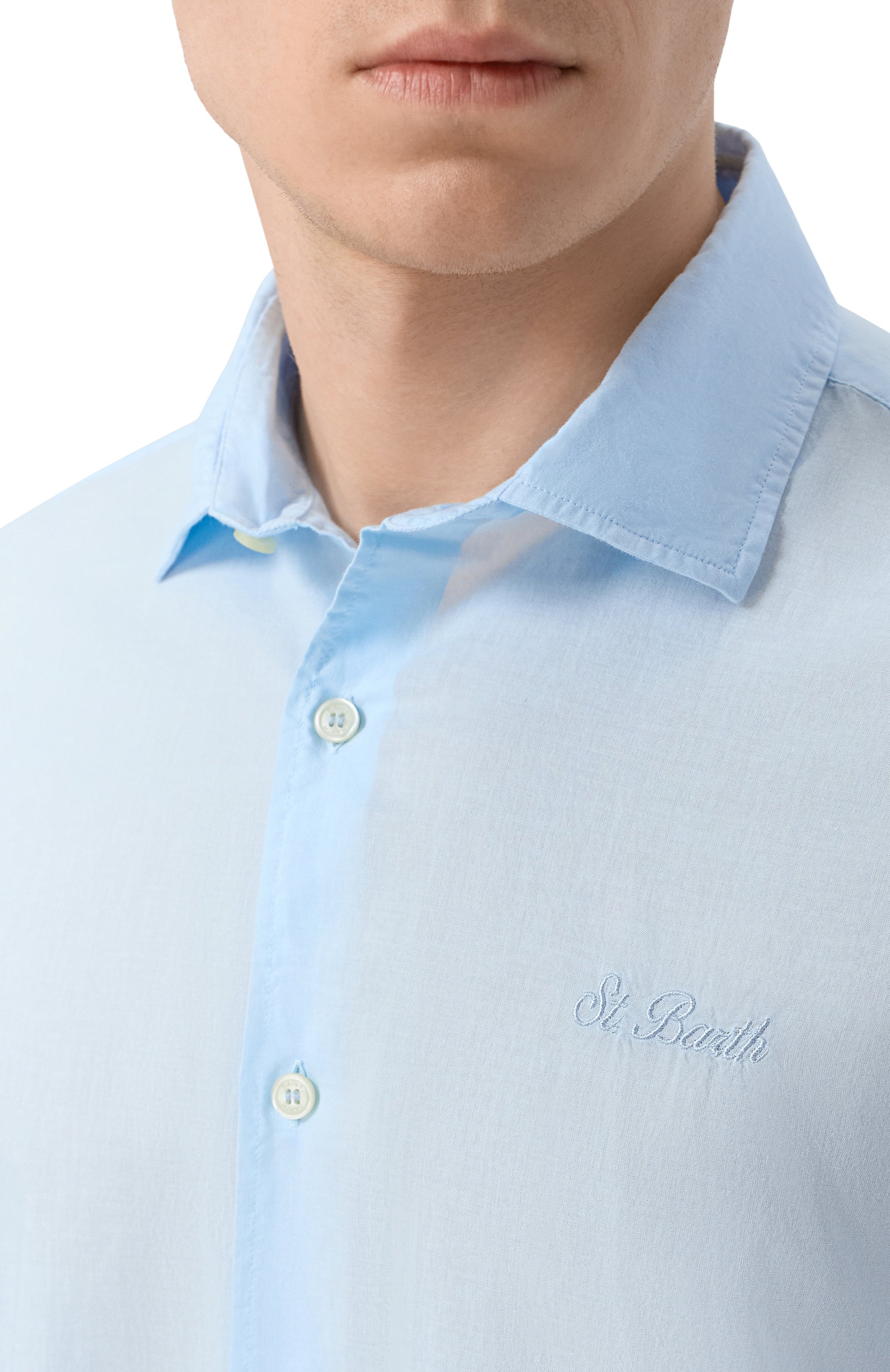 Хлопковая рубашка MC2 SAINT BARTH, арт. LCM0001-00165L/CHEMISE ICE, фото 5