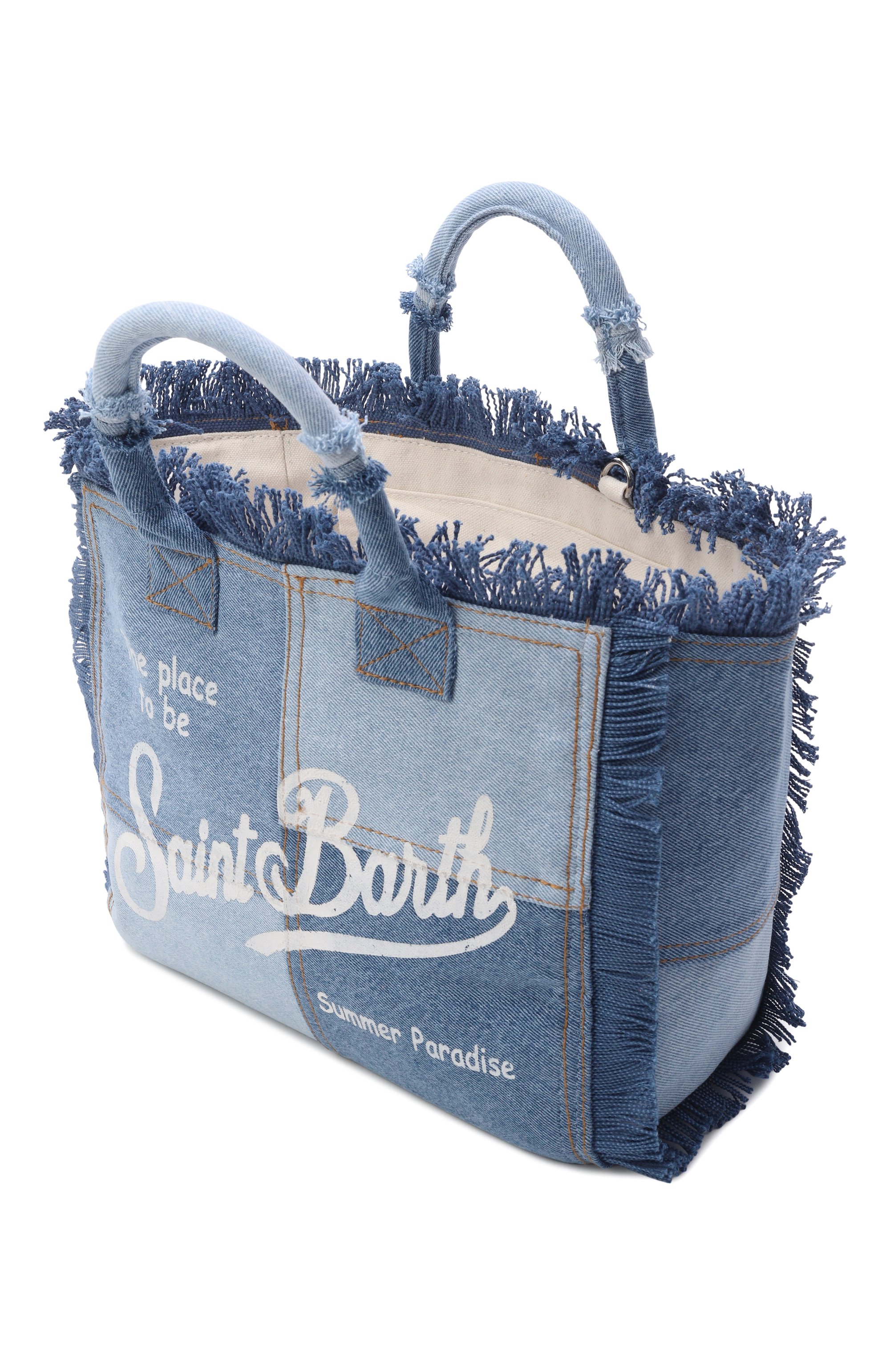 Сумка MC2 SAINT BARTH голубого цвета по цене 23450 руб., арт. C0L0001-00402L/C0LETTE, фото 3 Сумка MC2 SAINT BARTH, арт. C0L0001-00402L/C0LETTE, фото 3