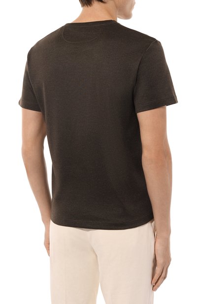 Шелковая футболка STEFANO RICCI, арт. MNH3402930/BG2601, фото 4