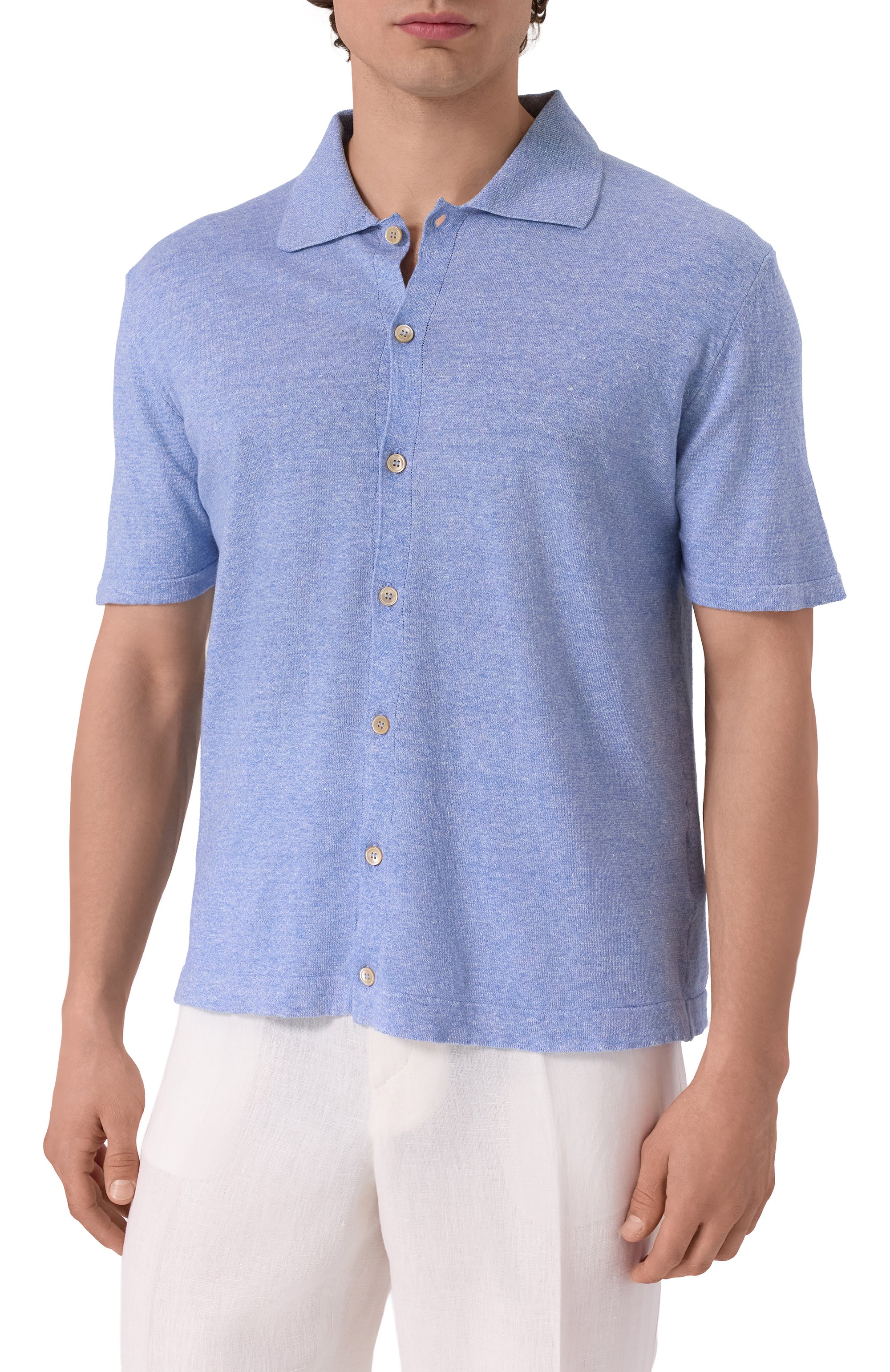 Рубашка изо льна и хлопка DANIELE FIESOLI, арт. DF5272, фото 3