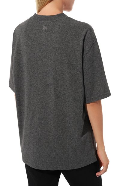 Хлопковая футболка AMI, арт. UTS011 717, фото 4
