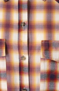 Женская хлопковая рубашка ISABEL MARANT ETOILE разноцветного цвета, арт. 24ACH0175FA-B3I01E/B3I01E | Фото 6 (Длина (для топов): Удлиненные; Рукава: Длинные; Материал внешний: Хлопок; Принт: С принтом, Клетка; Женское Кросс-КТ: Рубашка-одежда; Стили: Кэжуэл; Автоматизация ТО: Проставлено; Автоматизация состава: Проставлено)