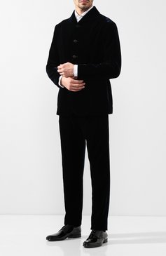 Брюки прямого кроя из вискозы GIORGIO ARMANI, арт. 8WGPP010/T0025, фото 1
