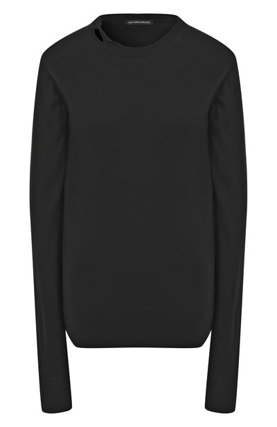 Женский пуловер из хлопка и кашемира ANN DEMEULEMEESTER, арт. B0012515/KN055
