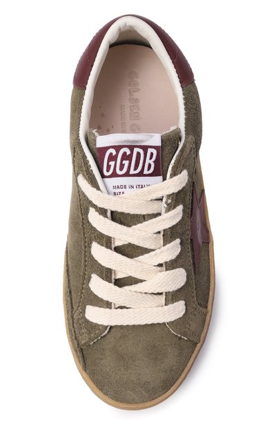 Замшевые кеды super-star GOLDEN GOOSE DELUXE BRAND, арт. GYF01002.F008029, фото 4