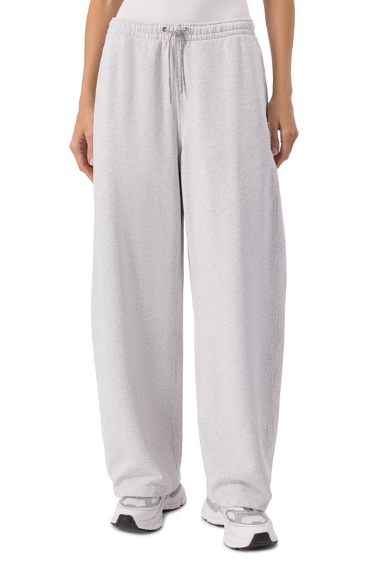 Хлопковые брюки alexanderwang.t 4CC1254011 Серый  4CC1254011 Фото 3