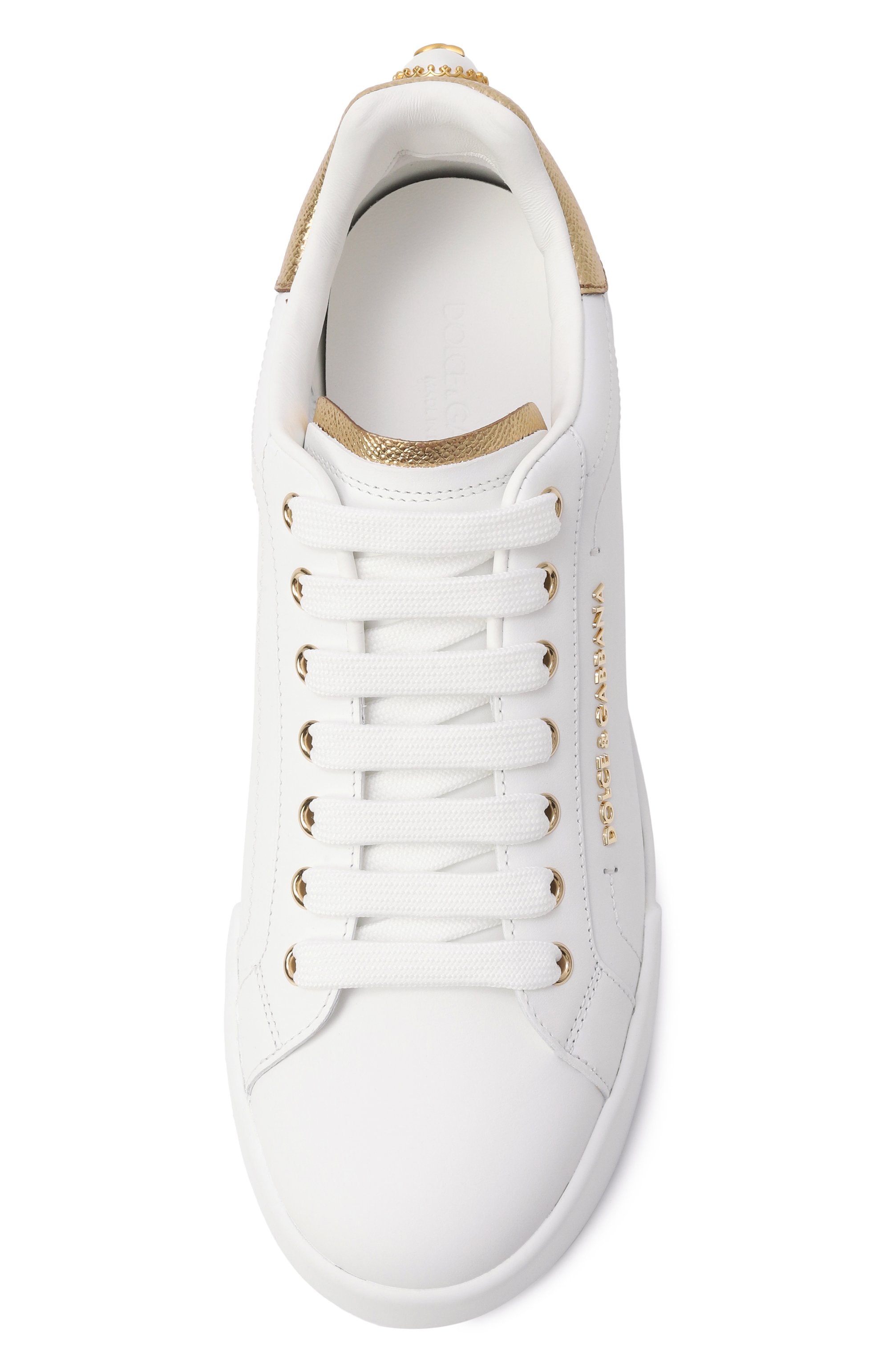 Кожаные кеды portofino DOLCE & GABBANA, арт. CK2329/AN298, фото 6