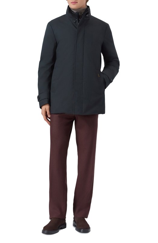 Шерстяные брюки Kiton UPLACRK0171H03 Бордовый  UPLACRK0171H03 Фото 2