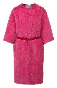 Женская шуба из меха норки VALENTINO фуксия цвета, арт. WF3FAN011AF | Фото 1 (Длина (верхняя одежда): До колена; Рукава: 3/4; Женское Кросс-КТ: Мех; Стили: Гламурный; Материал внешний: Натуральный мех; Драгоценные камни: Проставлено; Материал сплава: Проставлено; Кросс-КТ: Куртка)