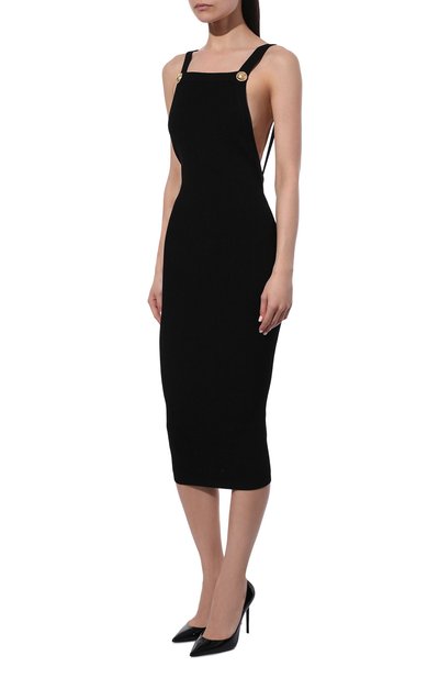 Платье из вискозы BALMAIN, арт. XF1RI030/KB07, фото 3