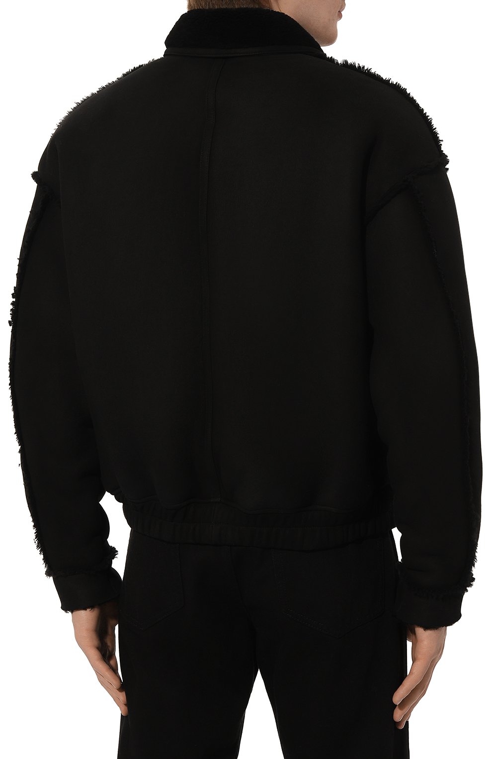 Дубленка JACOB LEE черного цвета по цене 386500 руб., арт. MSJ071AW24GB, фото 4 Дубленка JACOB LEE, арт. MSJ071AW24GB, фото 4