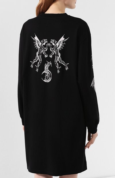 Хлопковое платье GIVENCHY черного цвета по цене 38200 руб., арт. BW20DG3Z27, фото 4 Хлопковое платье GIVENCHY, арт. BW20DG3Z27, фото 4