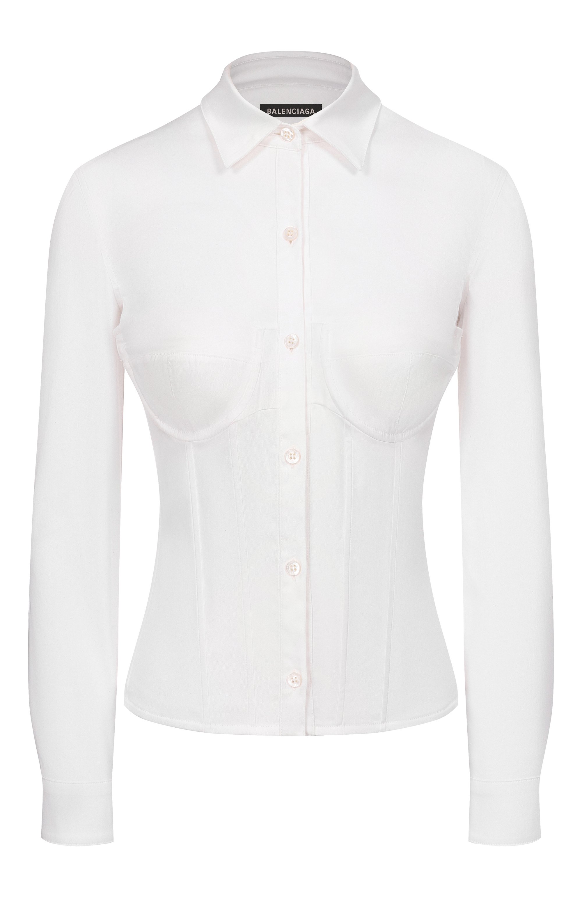 Хлопковая рубашка BALENCIAGA,  арт. 850782/TSM19, фото 1