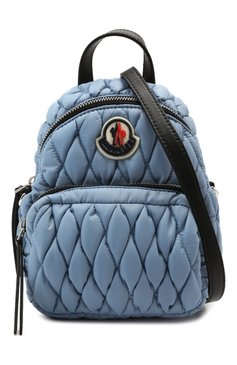 Женский рюкзак kilia small MONCLER голубого цвета, арт. H1-09B-5L000-09-M1693 | Фото 7 (Материал: Текстиль; Ремень/цепочка: На ремешке; Размер: mini; Материал сплава: Проставлено; Драгоценные камни: Проставлено; Стили: Кэжуэл)