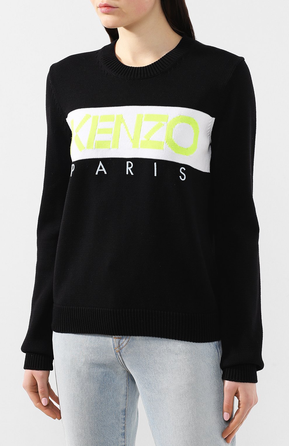 Хлопковый пуловер KENZO, арт. 2T0573808, фото 3