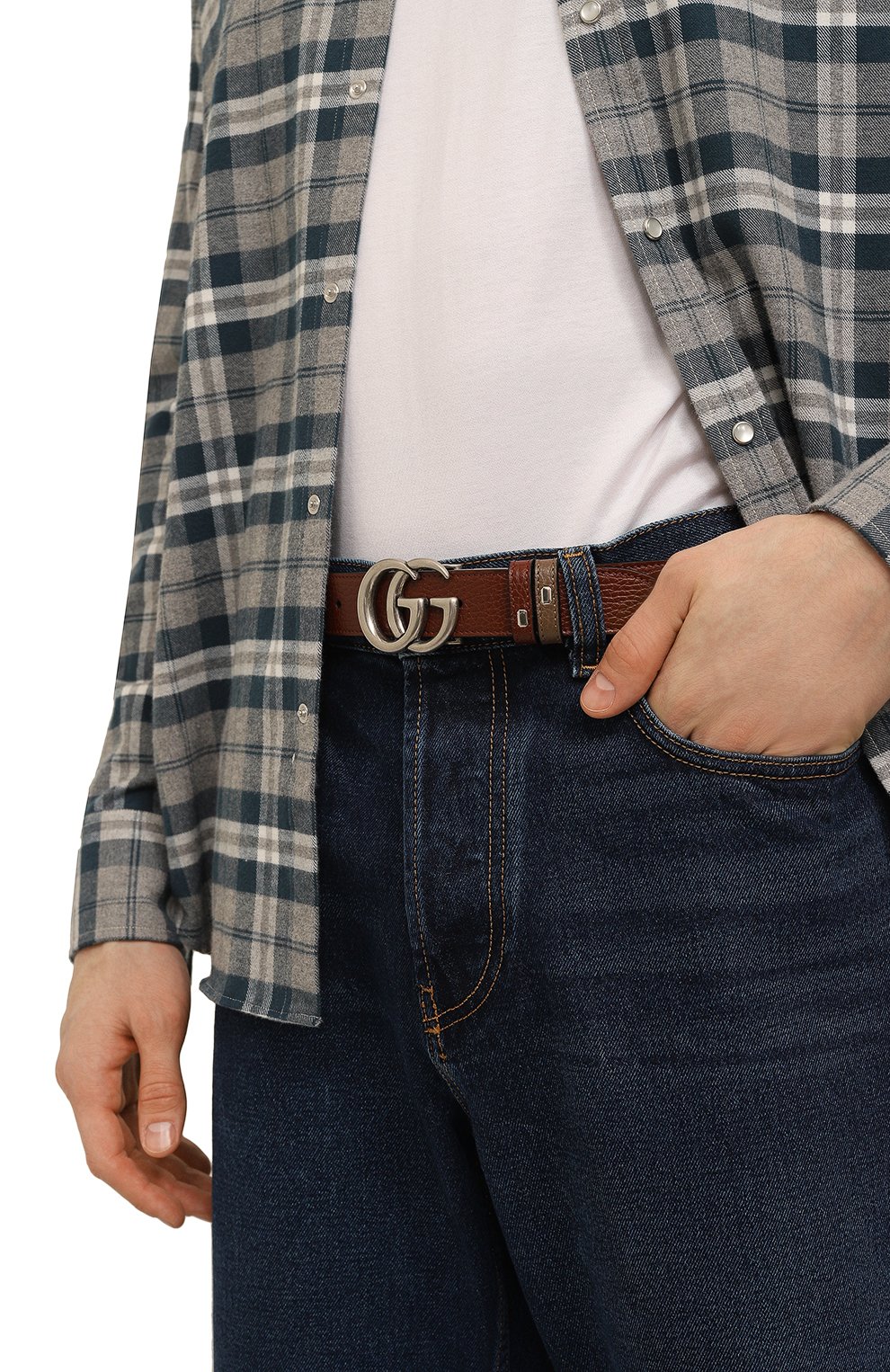 Двусторонний ремень GUCCI, арт. 643847 CAO2N, фото 2