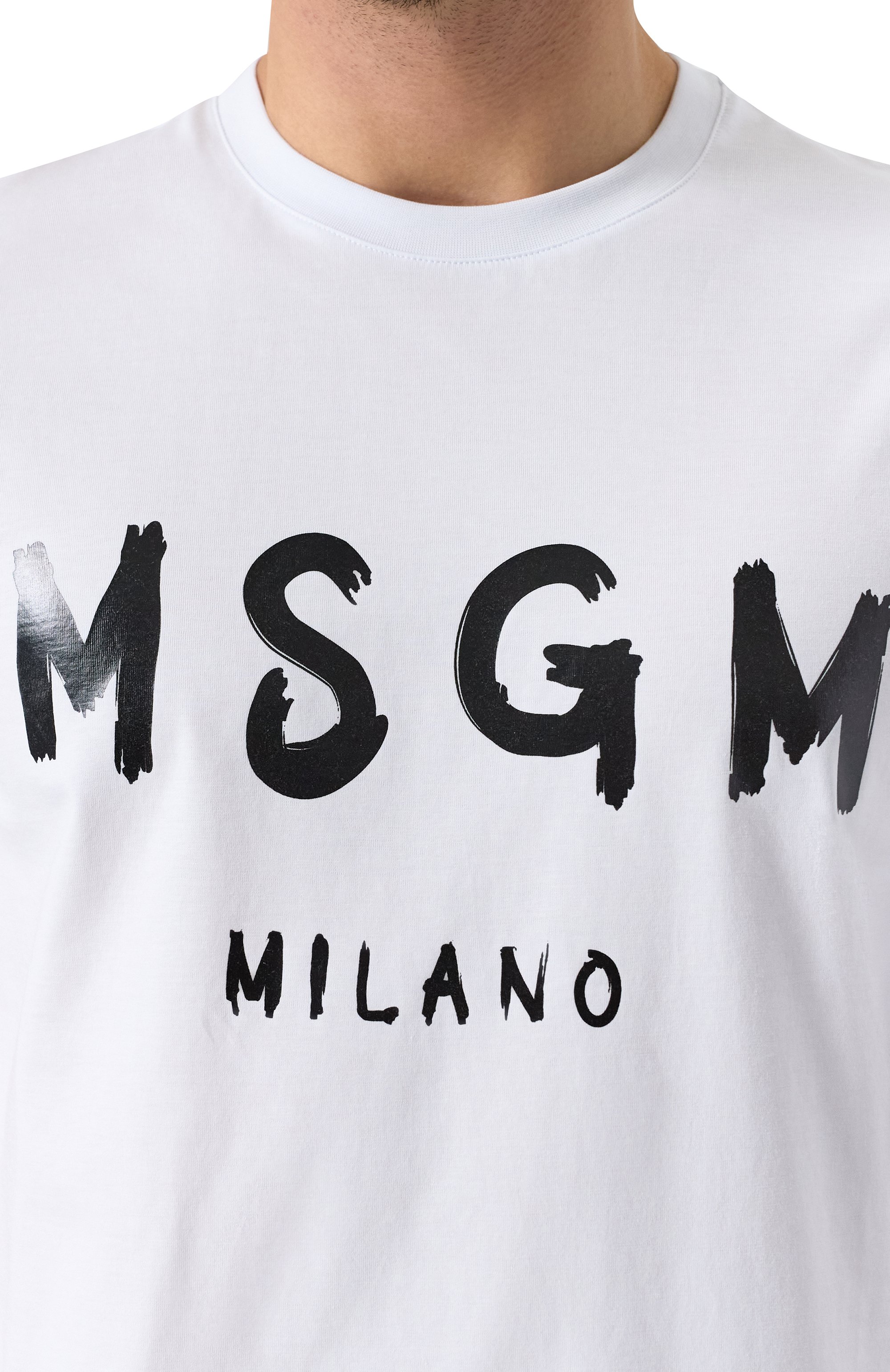 Хлопковая футболка MSGM, арт. 2000MM510/200002, фото 5