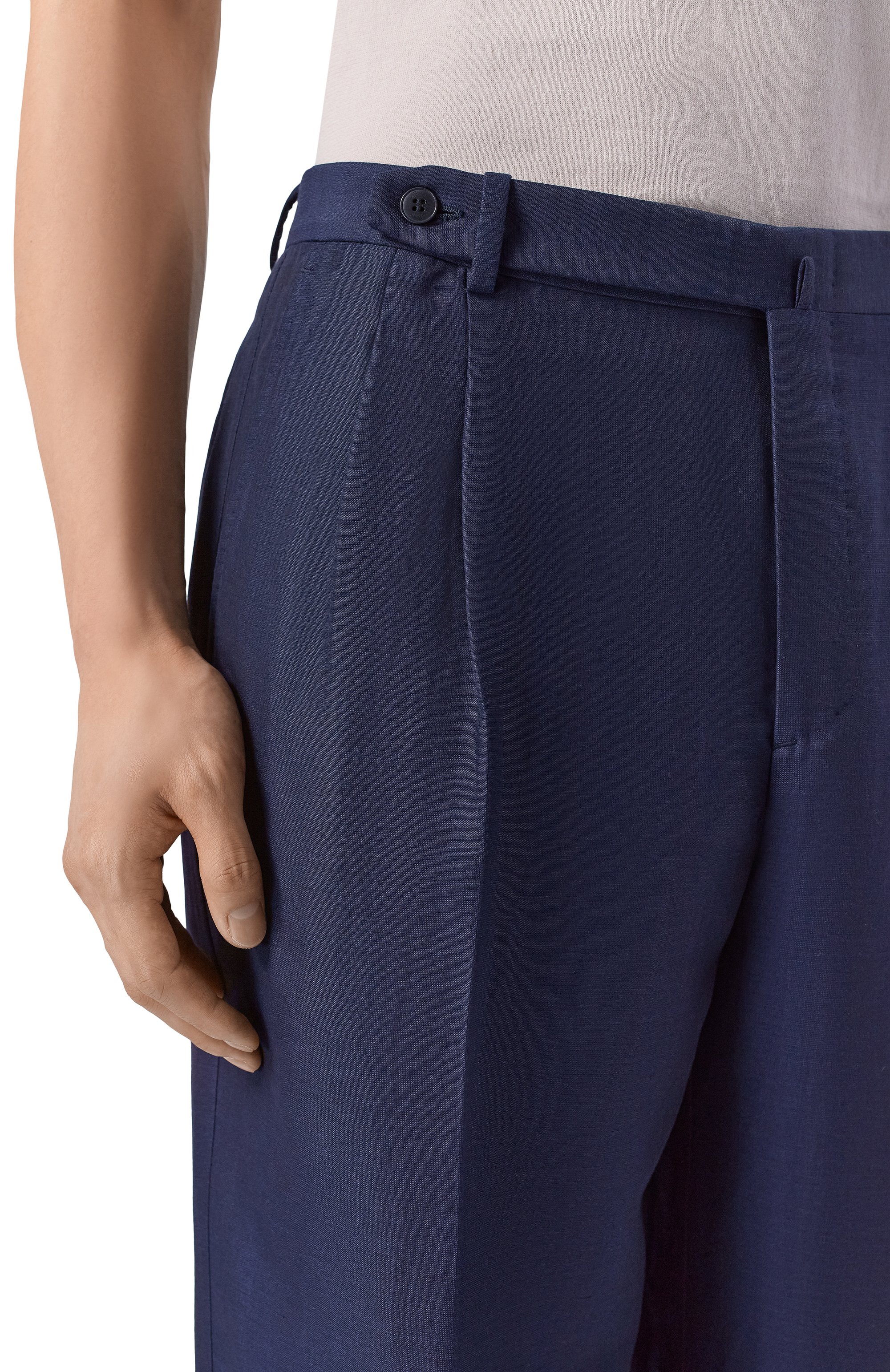 Брюки из шерсти и льна BRIONI, арт. RP2D0L/P1A0L, фото 5