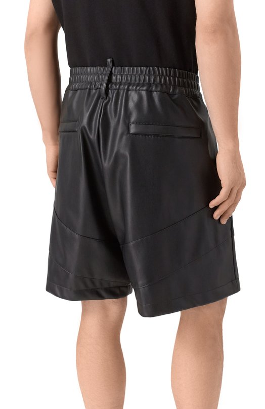 Шорты из экокожи Dsquared2 S74MU0966/S60340 Чёрный  S74MU0966/S60340 Фото 4